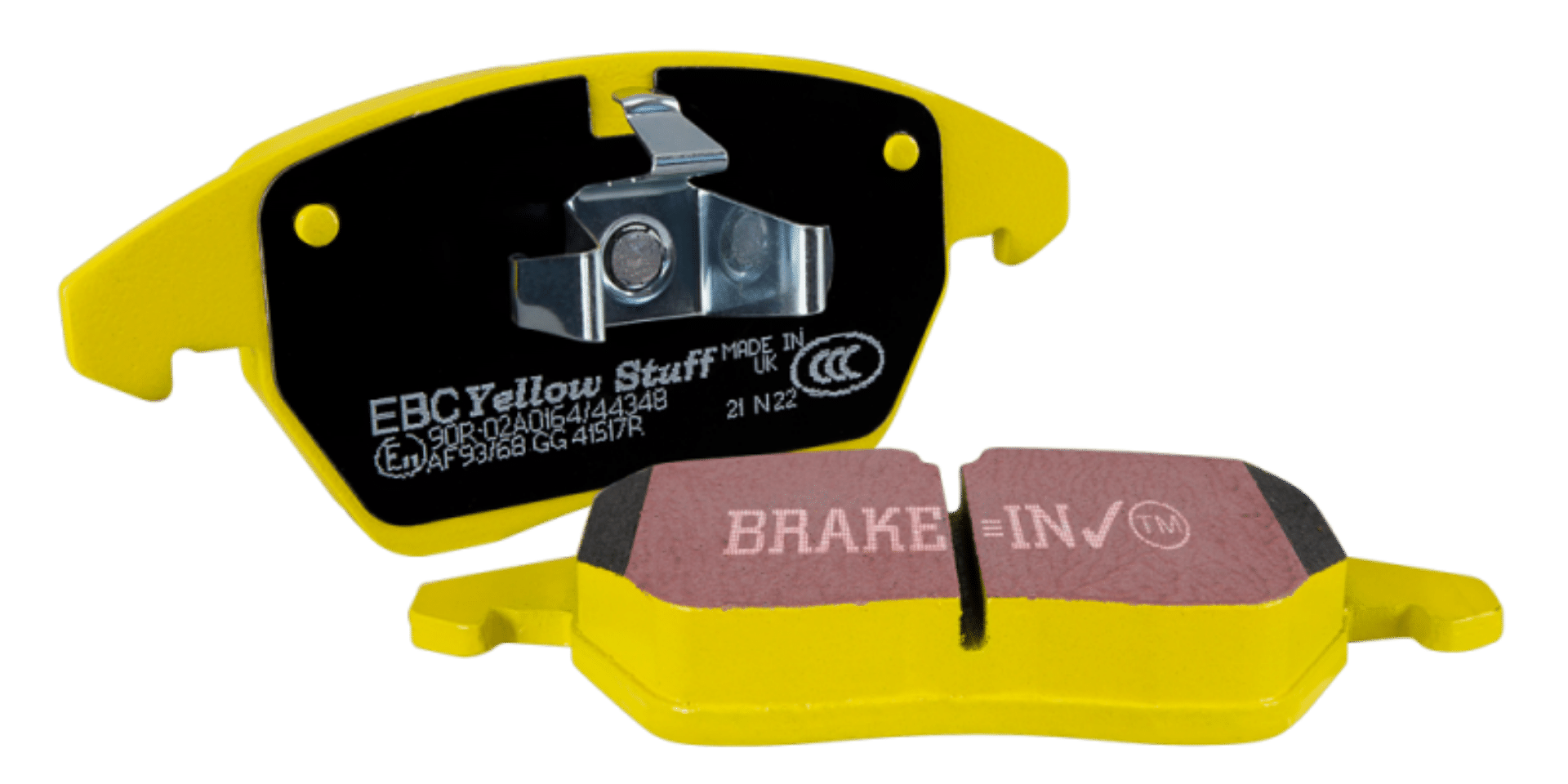 Picture of EBC 04-05 Mitsubishi Lancer Evo 8 2-0T FQ400 w-Alcon Caliper Yellowstuff Front Brake Pads