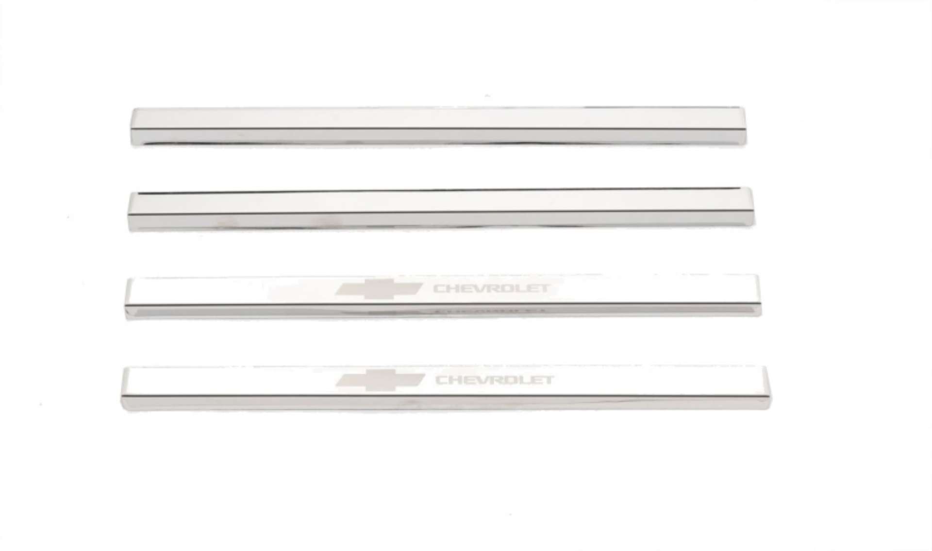 Picture of Putco 14-18 Chevy Silv LD - Regular Cab w- CHEVROLET Etching 4pcs SS Door Sills