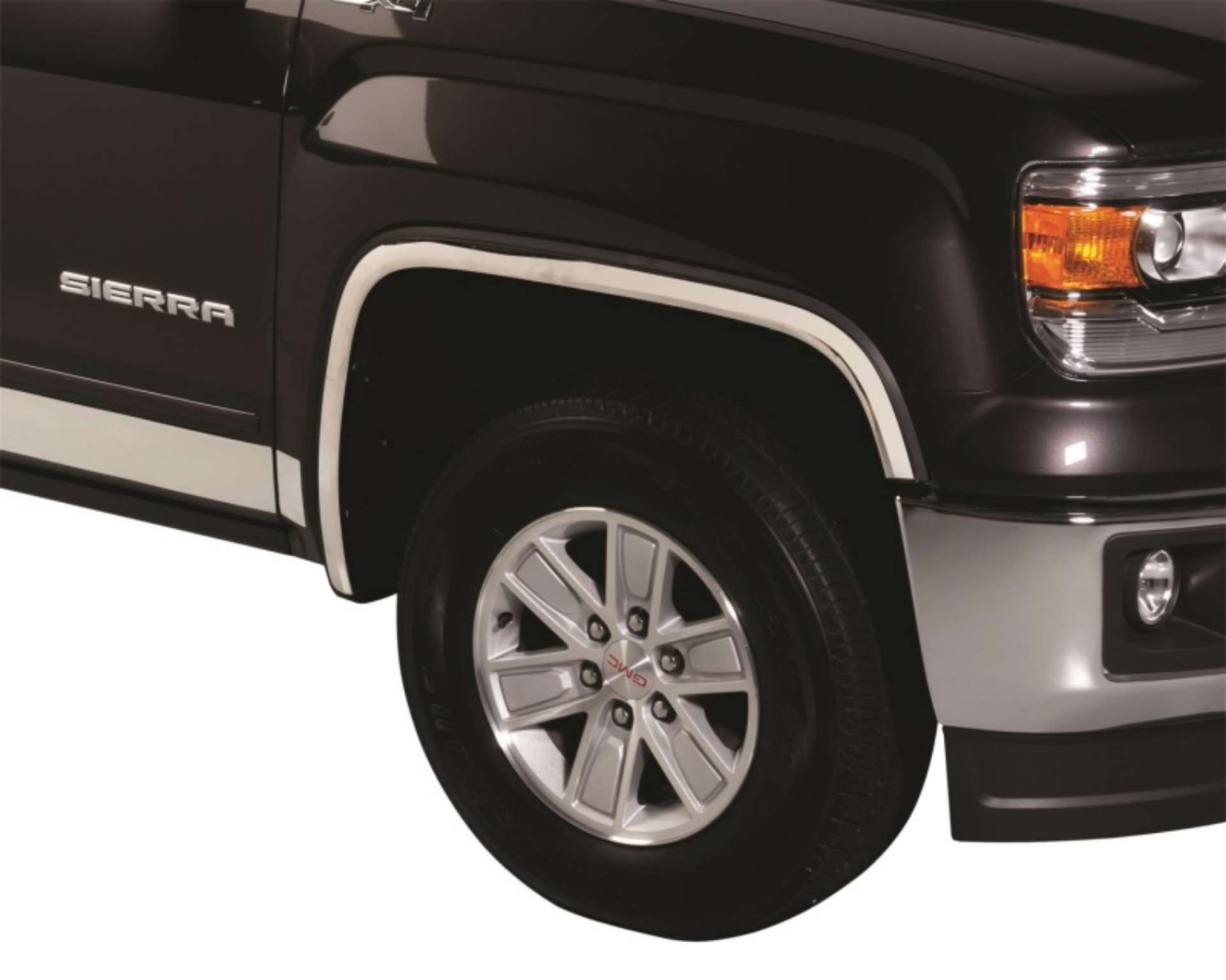 Picture of Putco 14-15 GMC Sierra LD SS Full Fender Trim 1-5in Wide Replaces-Fits on Top of OEM Fender Trim