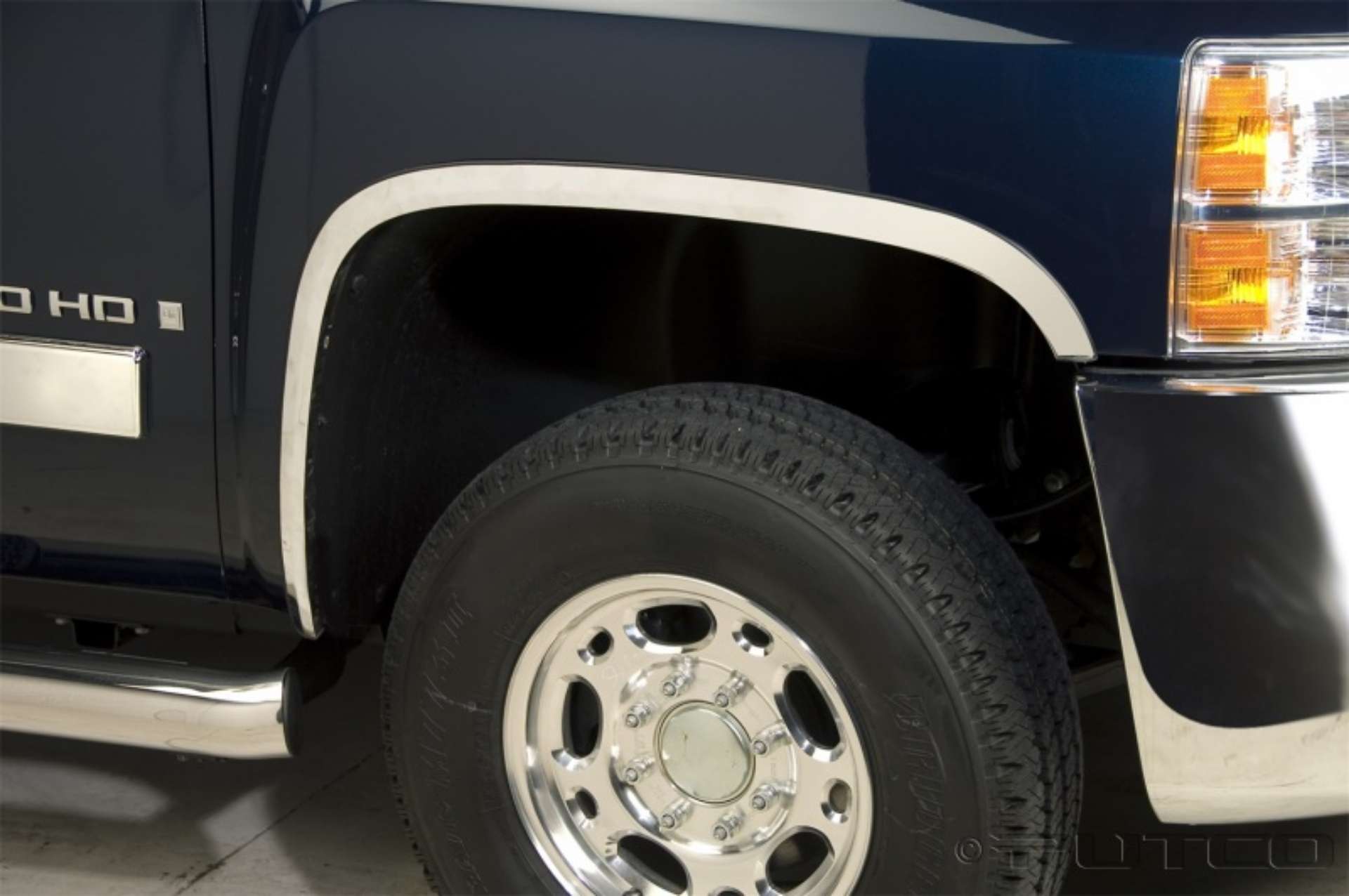 Picture of Putco 15-19 Chevy Silverado HD Does not Fit Dually Stainless Steel Fender Trim