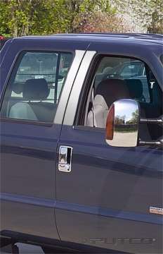 Picture of Putco 99-07 Ford SuperDuty Crew Cab - 4pcs Stainless Steel Pillar Posts Classic