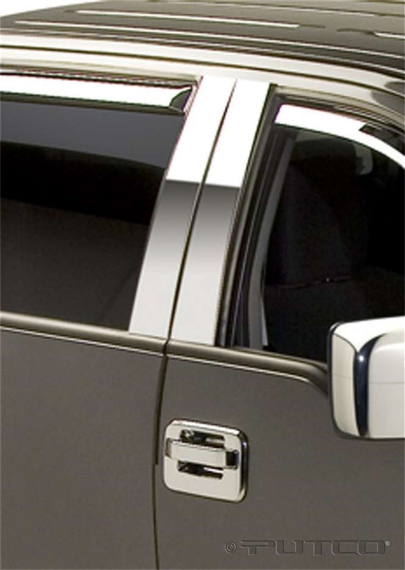 Picture of Putco 04-14 Ford F-150 Super Crew - Super Cab - 4pcs Stainless Steel Pillar Posts Classic