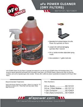Picture of aFe MagnumFLOW Pro Dry S Air Filter Power Cleaner - 1 Gallon