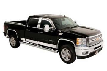 Picture of Putco 07-13 Silverado Ext Cab 8ft Long Box - 6in Wide - 14pcs Stainless Steel Rocker Panels