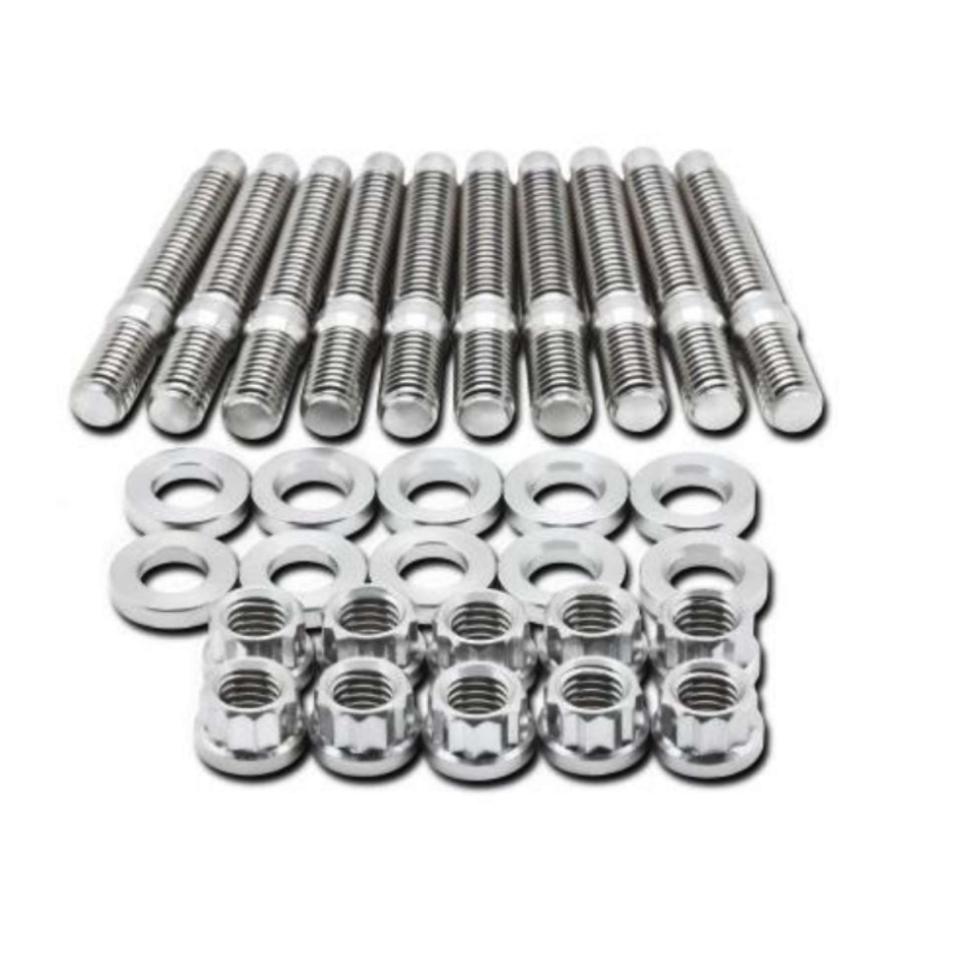 Picture of BLOX Racing SUS303 Stainless Steel Exhaust Manifold Stud Kit M8 x 1-25mm 45mm in Length - 9-piece