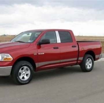 Picture of Putco 10-19 Ram 2500-3500 Crew Cab 8ft - 5-5in Wide - 12pc w-o Factory Flares SS Rocker Panels