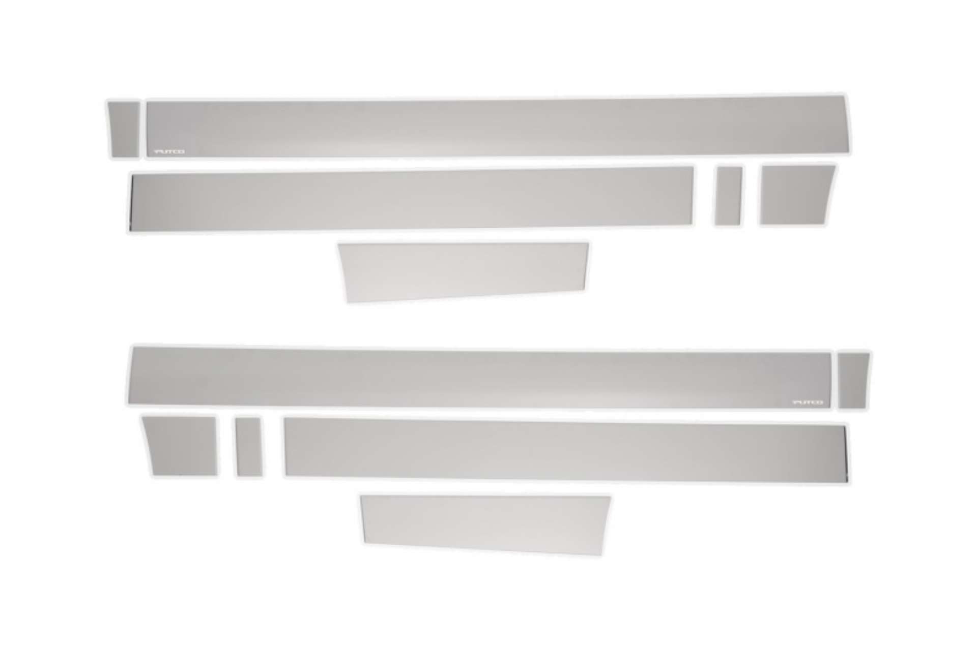 Picture of Putco 15-20 Ford F-150 Super Cab 6-5ft Short Box 4-25in Tall - 12pcs SS Rocker Panels