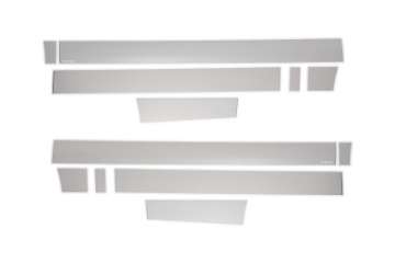 Picture of Putco 15-20 Ford F-150 Super Crew 6-5ft Short Box 4-25in Tall - 12pcs SS Rocker Panels