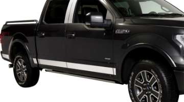 Picture of Putco 17-20 Ford SuperDuty Super Cab 8ft Box - 12pcs - 4-25in Wide SS Rocker Panels