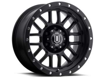 Picture of ICON Alpha 17x8-5 5x5 0mm Offset 4-75in BS 71-5mm Bore Satin Black Wheel