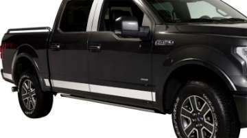 Picture of Putco 16-17 Nissan Titan Crew Cab 6-7ft Bed Stainless Steel Rocker Panels