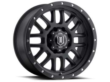 Picture of ICON Alpha 20x9 5x150 16mm Offset 5-625in BS 110-1mm Bore Satin Black Wheel