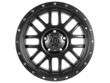 Picture of ICON Alpha 20x9 5x150 16mm Offset 5-625in BS 110-1mm Bore Satin Black Wheel