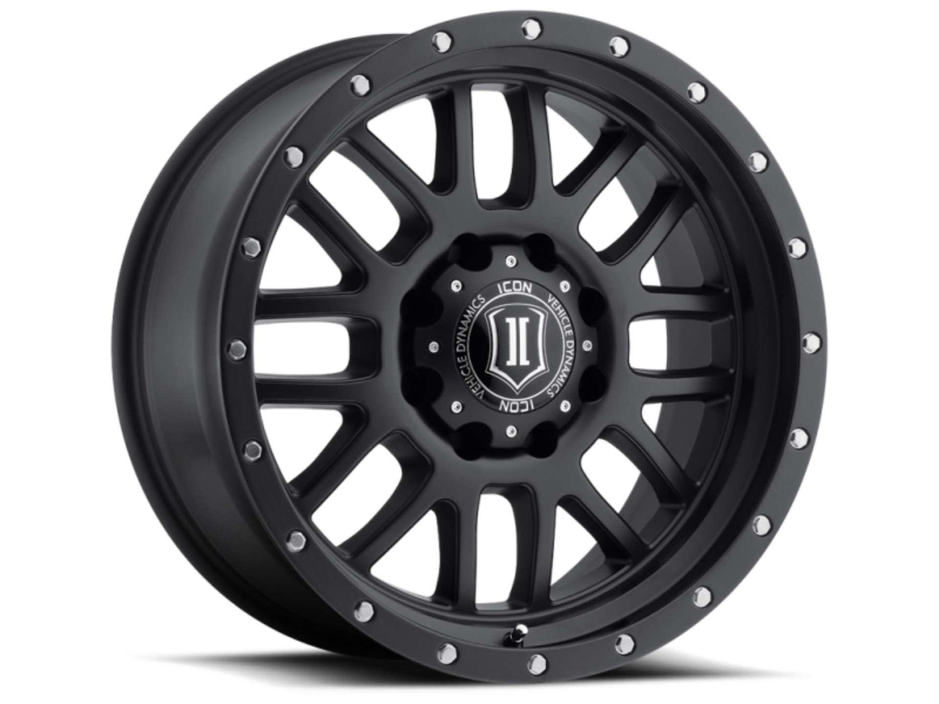 Picture of ICON Alpha 20x9 8x6-5 19mm Offset 5-75in BS 125-2mm Bore Satin Black Wheel