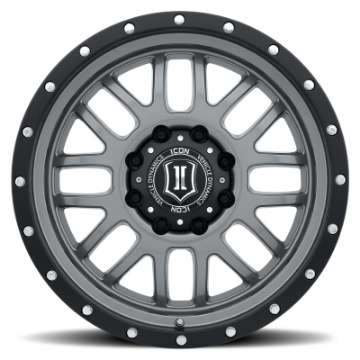 Picture of ICON Alpha 20x9 8x170 0mm Offset 5in BS 125-2mm Bore Gun Metal Wheel