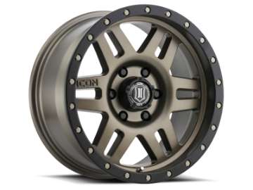 Picture of ICON Six Speed 17x8-5 5x150 25mm Offset 5-75in BS 116-5mm Bore Bronze Wheel