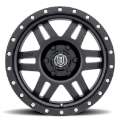 Picture of ICON Six Speed 17x8-5 6x5-5 25mm Offset 5-75in BS 108-1mm Bore Satin Black Wheel