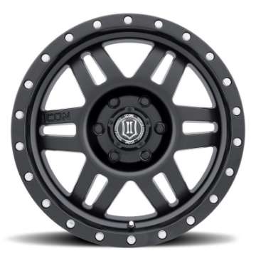 Picture of ICON Six Speed 17x8-5 6x5-5 25mm Offset 5-75in BS 108-1mm Bore Satin Black Wheel