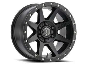 Picture of ICON Rebound 17x8-5 5x150 25mm Offset 5-75in BS 110-1mm Bore Satin Black Wheel