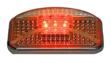 Picture of Putco Universal Side Marker - Red LED w-Ion Chrome Lens Universal Side Markers