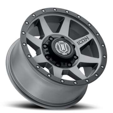 Picture of ICON Rebound 17x8-5 8x6-5 13mm Offset 5-25in BS 121-4mm Bore Titanium Wheel