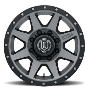 Picture of ICON Rebound 17x8-5 8x6-5 13mm Offset 5-25in BS 121-4mm Bore Titanium Wheel