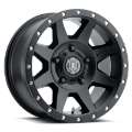 Picture of ICON Rebound 18x9 5x150 25mm Offset 6in BS 110-1mm Bore Satin Black Wheel