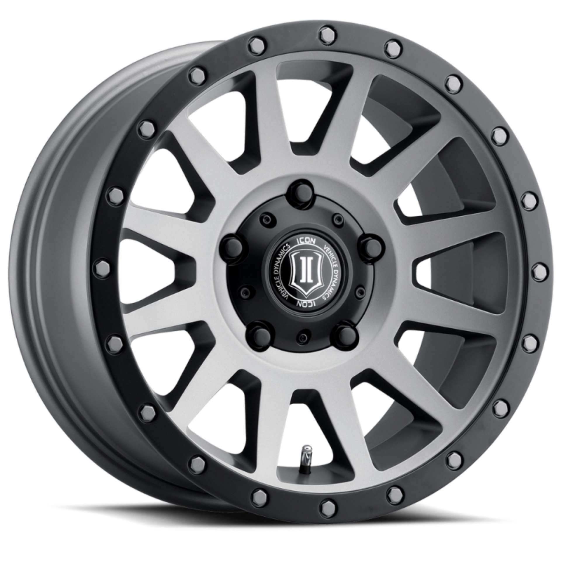 Picture of ICON Compression 17x8-5 5x150 25mm Offset 5-75in BS 110-1mm Bore Titanium Wheel