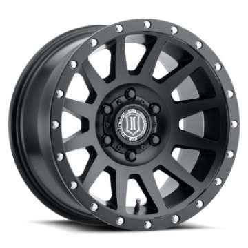 Picture of ICON Compression 17x8-5 6x135 6mm Offset 5in BS 87-1mm Bore Satin Black Wheel