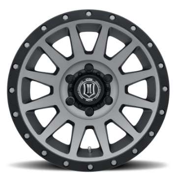 Picture of ICON Compression 17x8-5 5x5 -6mm Offset 4-5in BS 71-5mm Bore Titanium Wheel