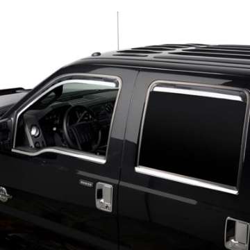 Picture of Putco 17-20 Ford SuperDuty - Crew Cab w- Towing Mirrors ABS Window Trim Window Trim Accents