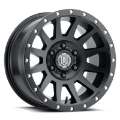 Picture of ICON Compression 17x8-5 6x5-5 0mm Offset 4-75in BS 106-1mm Bore Satin Black Wheel