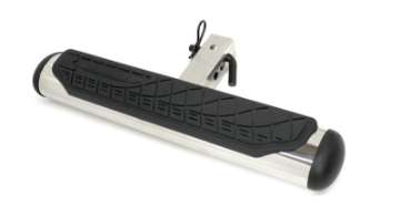 Picture of Go Rhino 4in Oval Hitch Step - Stainless