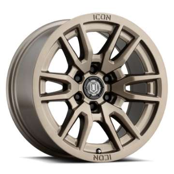 Picture of ICON Vector 6 17x8-5 6x135 6mm Offset 5in BS 87-1mm Bore Bronze Wheel