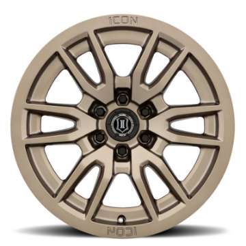 Picture of ICON Vector 6 17x8-5 6x5-5 0mm Offset 4-75in BS 106-1mm Bore Bronze Wheel