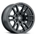 Picture of ICON Vector 6 17x8-5 6x120 0mm Offset 4-75in BS 67mm Bore Satin Black Wheel