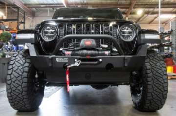 Picture of ICON 2018+ Jeep Wrangler JL - 2020+ JT Front Impact Bumper Mid Width Wings