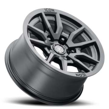 Picture of ICON Vector 5 17x8-5 5x150 25mm Offset 5-75in BS 110-1mm Bore Satin Black Wheel