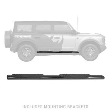 Picture of Go Rhino 4in OE Xtreme SideSteps - Textured Black - 71in