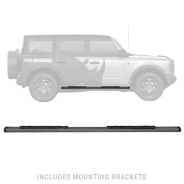 Picture of Go Rhino 5in OE Xtreme Low Profile SideSteps - Tex Blk - 71in