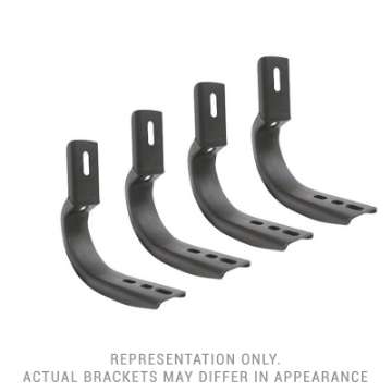 Picture of Go Rhino 20-20 Jeep Gladiator Brackets for OE Xtreme Cab Length SideSteps