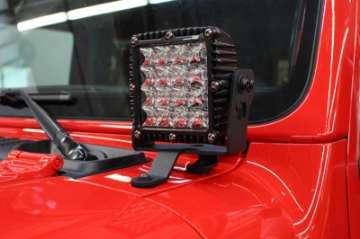 Picture of Go Rhino 18-20 Jeep Wrangler JL-JLU-Gladiator JT Light Mount - 6in Q4 Series