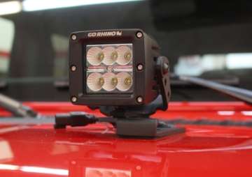 Picture of Go Rhino 18-20 Jeep Wrangler JL-JLU-Gladiator JT Light Mount - 3in Cube