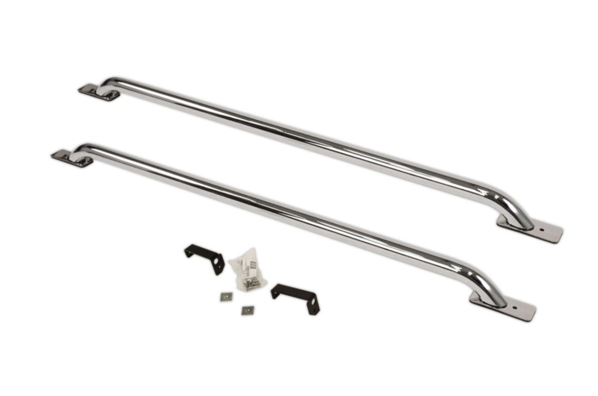 Picture of Go Rhino 07-13 Chevrolet Silverado Stake Pocket Bed Rails - Chrome