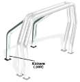 Picture of Go Rhino RHINO Bed Bar - Kickers - Stainless