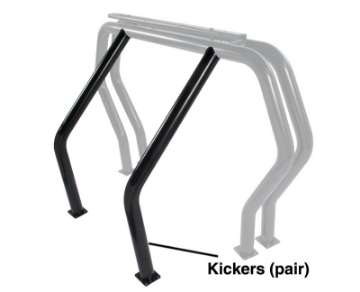 Picture of Go Rhino RHINO Bed Bar - Kickers - Black