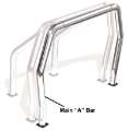 Picture of Go Rhino RHINO Bed Bar - Front Main A bar - Chrome