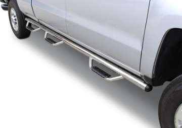 Picture of Go Rhino 11-13 Chevrolet Silverado 2500HD-3500HD Dominator D3-1 Piece SideSteps - W2W - SS