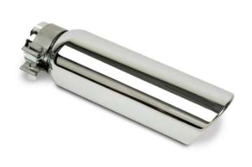 Picture of Go Rhino Exhaust Tip - Chrome - ID 2 1-4in x L 10in x OD 3in