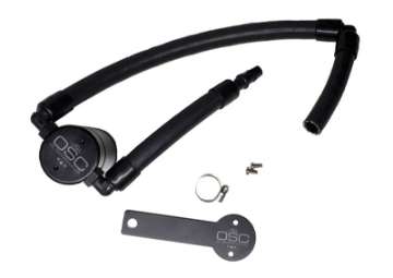 Picture of J&L 18-22 Kia Stinger GT 3-3TT Passenger Side Oil Separator 3-0 - Black Anodized